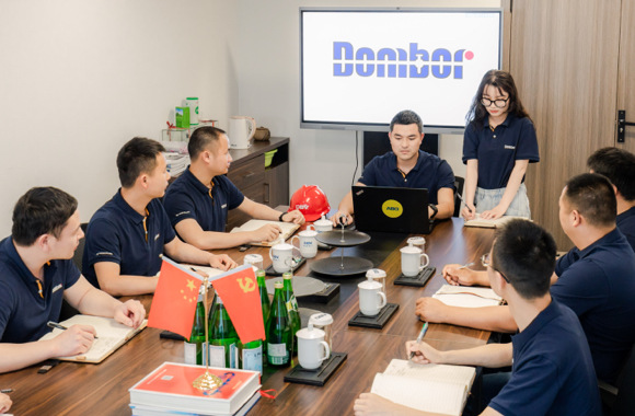 staffs' meeting of dombor