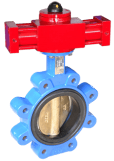 A Hydraulic Lug Butterfly Valve A Hydraulic Lug Butterfly Valve