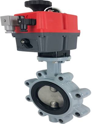 An Electric Lug Butterfly Valve An Electric Lug Butterfly Valve