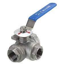 3 Way L port Ball Valve